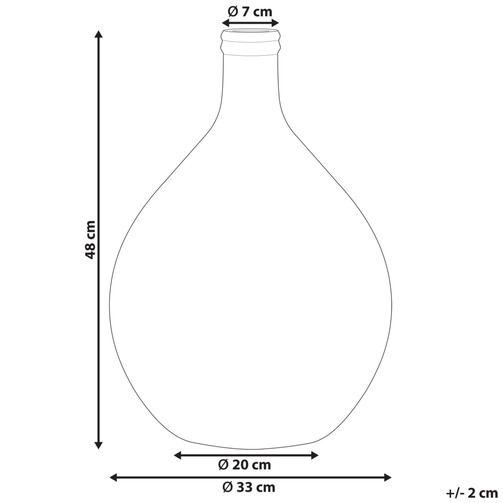 Vaso decorativo in vetro marrone dorato 48 cm decorativo fatto a mano rotondo a forma di bocciolo da tavolo decorazione della casa