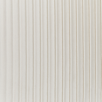 Set di 2 pouf Velluto bianco Fasce metalliche Glamour Contenitori interni Soggiorno Camera da letto