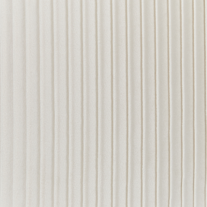 Set di 2 pouf Velluto bianco Fasce metalliche Glamour Contenitori interni Soggiorno Camera da letto