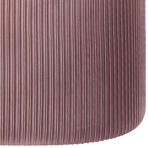 Pouf in velluto rosa glamour portaoggetti poggiapiedi soggiorno camera da letto