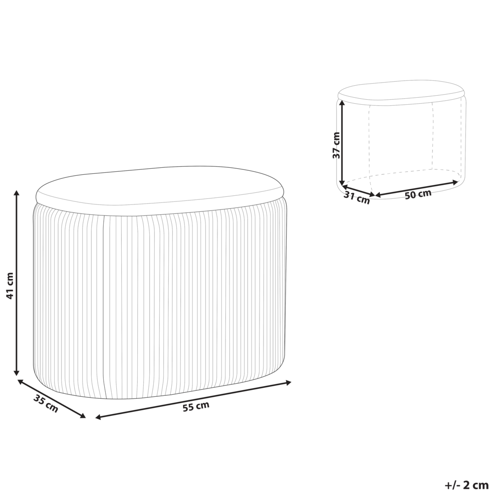 Pouf in velluto rosa glamour portaoggetti poggiapiedi soggiorno camera da letto