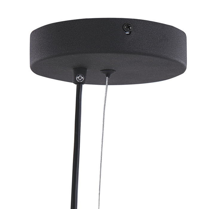 Lampada a sospensione in ottone Nero in acciaio luci a LED integrate a 4 luci illuminazione a binario a sospensione cucina industriale