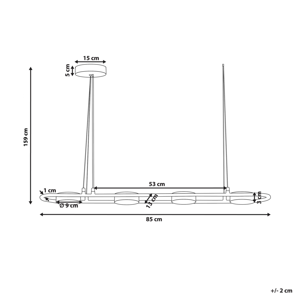 Lampada a sospensione in ottone Nero in acciaio luci a LED integrate a 3 luci forma geometrica illuminazione a binario a sospensione cucina