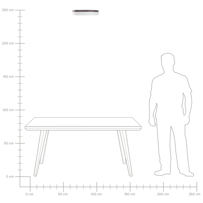 Lampada da soffitto in acciaio bianco acrilico integrato con luci a LED di forma rotonda decorativa moderna illuminazione