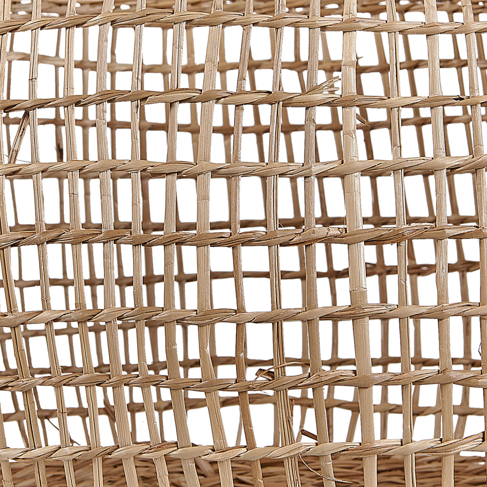 Set di 3 cestini in alghe naturali con manici Accessorio per la casa in stile Boho