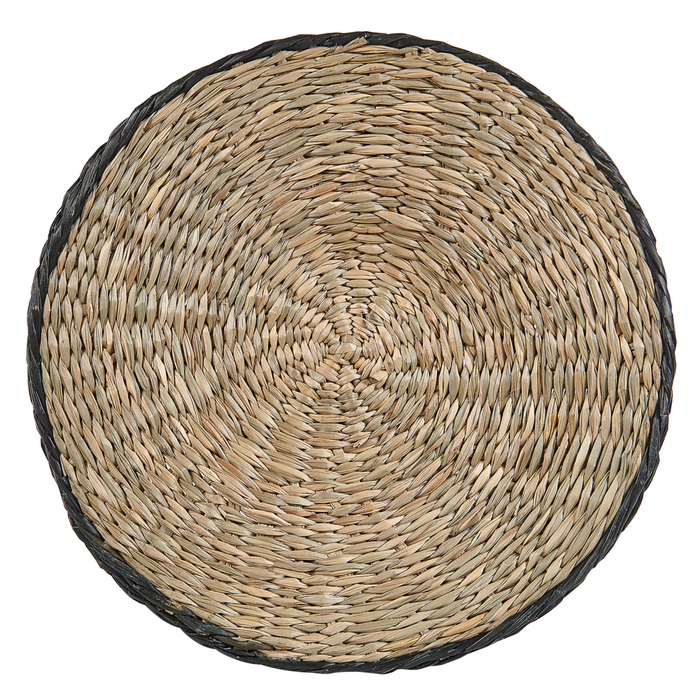 Set di 3 vasi per piante in alghe naturali con fodera per interni stile Boho