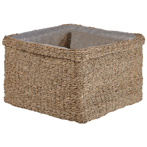 Set di 3 vasi per piante alghe naturali 23 x 34/ 27 x 36/ 30 x 45 cm Accessorio per la casa Fioriera stile boho