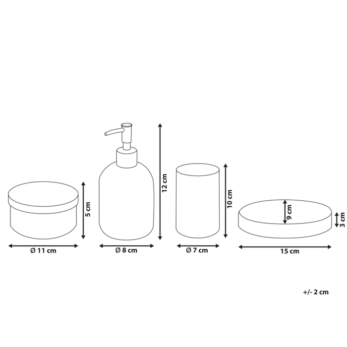 Set di accessori da bagno in 4 pezzi Dispenser di sapone in vetro viola Glam Portasapone Portaspazzolino Tazza