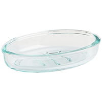 Set di accessori per il bagno in 5 pezzi Dispenser di sapone in vetro verde Glam Portasapone Portaspazzolino Tazza