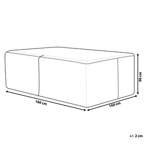 Telo Impermeabile copertura protezione per Arredi da Giardino 160 x 160 x 90 cm