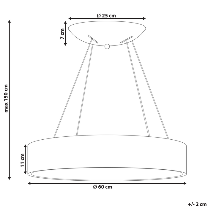 Lampada a sospensione in acciaio bianco con luci a LED integrate ad anello di forma rotonda a sospensione con illuminazione glamour moderna