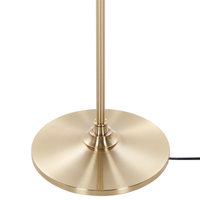 Lampada da terra Ottone Bianco Poliestere Ferro 148 cm Impero Paralume Luce Camera da letto Soggiorno Retro Classico