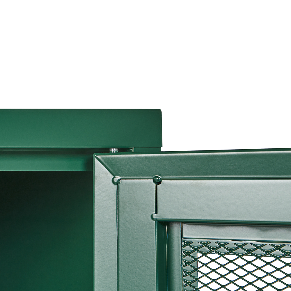 Armadio Ufficio Verde Metallo 2 Ante con chiusura con Chiavi Design Industriale Home Office