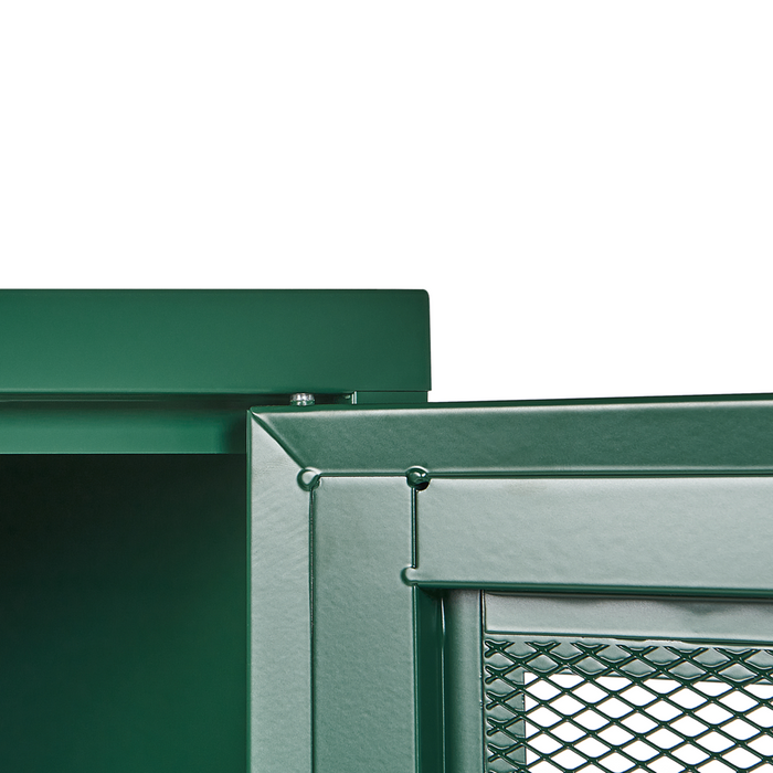 Armadio Ufficio Verde Metallo 2 Ante con chiusura con Chiavi Design Industriale Home Office