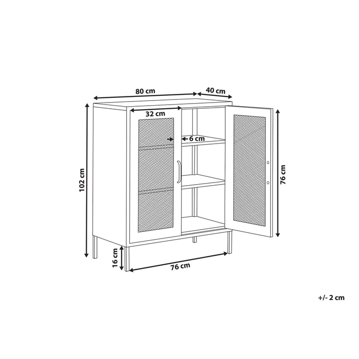 Armadio Ufficio Verde Metallo 2 Ante con chiusura con Chiavi Design Industriale Home Office