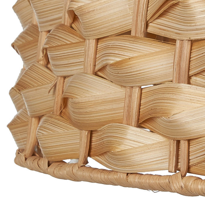 Lampada a sospensione in bambù intrecciata a mano in vimini lampadario naturale
