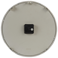 Orologio da parete bianco senza numeri 34 cm in alluminio stile moderno