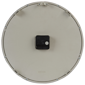 Orologio da parete bianco senza numeri 34 cm in alluminio stile moderno