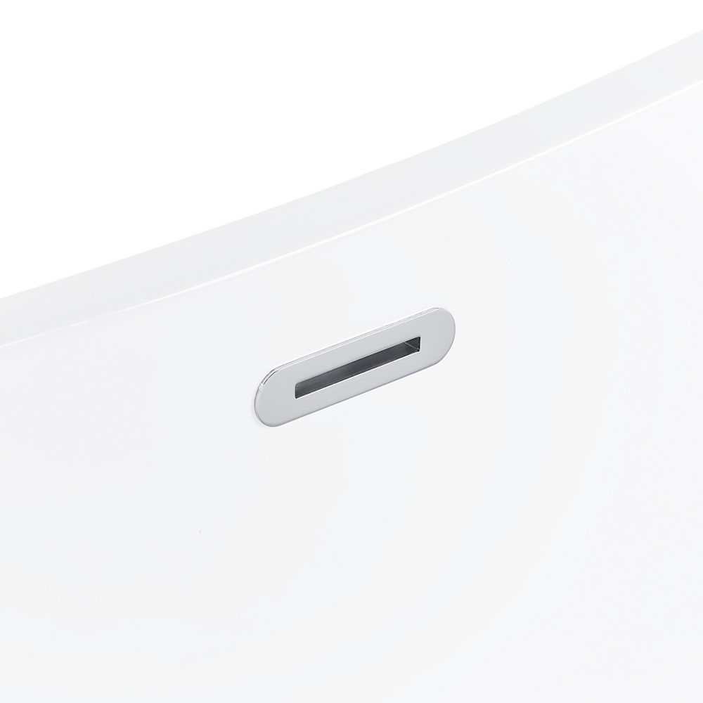 Moderna Vasca da Bagno Acrilico Sanitario rosso 170 x 77 cm autoportante moderno