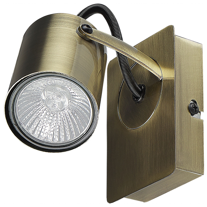 Set di 2 lampade da parete ottone metallo con paralume regolabile industriale