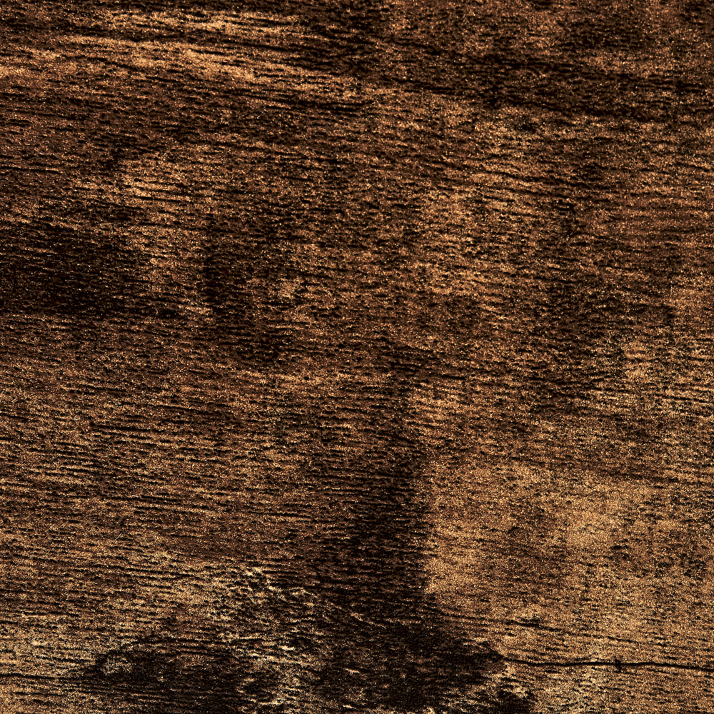 Tavolo piano in vetro struttura in metallo con cassetto legno scuro