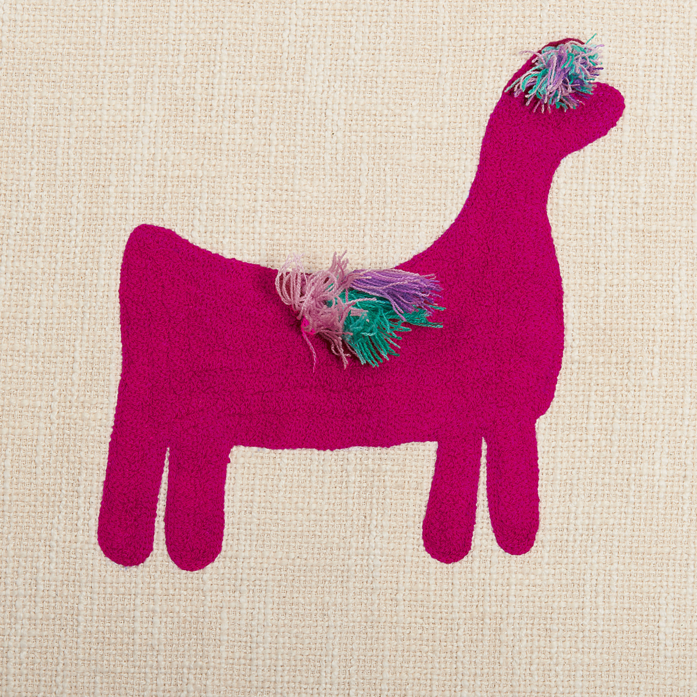 Coperta in cotone beige e rosa 130 x 180 cm copriletto in ricamo fatto a mano con motivo lama accogliente con nappe