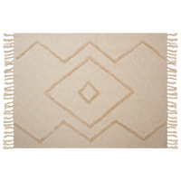 Coperta in cotone naturale 130 x 180 cm copriletto boho