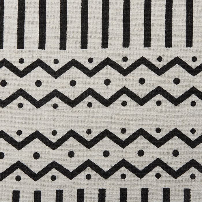 Coperta in cotone bianco e nero 130 x 180 cm copriletto con stampa tribale africana