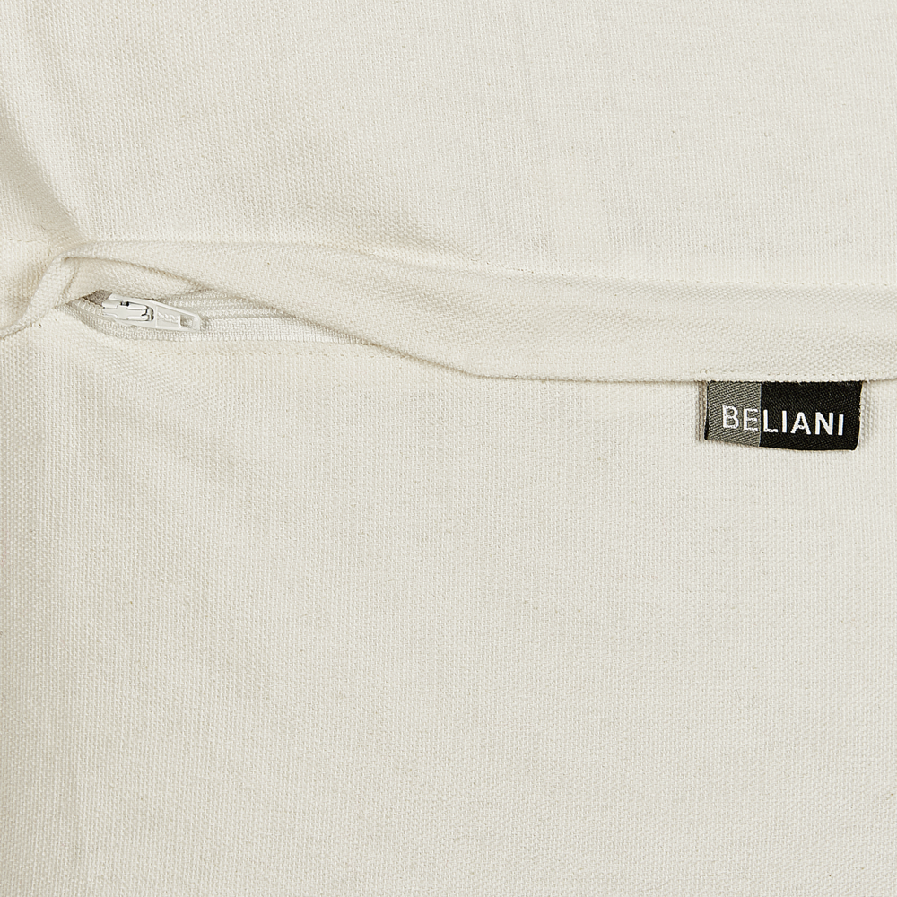 Cuscino sfoderabile in cotone multicolore 50 x 50 cm motivo animale ricamato a mano sfoderabile con imbottitura in stile boho