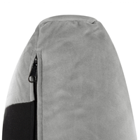 Letto imbottito moderno in velluto di colore grigio 140 x 200 cm moderno elegante