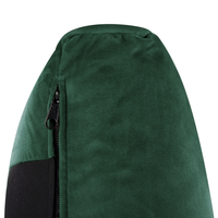 Letto imbottito moderno in velluto di colore verde 140 x 200 cm moderno elegante