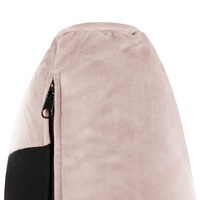 Letto imbottito moderno in velluto di colore rosa 140 x 200 cm moderno elegante