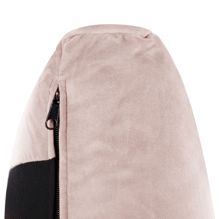 Letto imbottito moderno in velluto di colore rosa 160 x 200 cm moderno elegante