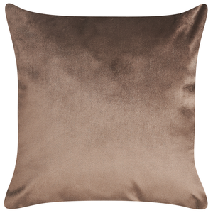 Set di 2 cuscini decorativi velluto marrone 45 x 45 cm Accessori per la decorazione glamour