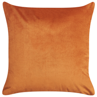 Set di 2 cuscini decorativi velluto Arancione 45 x 45 cm motivo Occhi Accessori decorativi Glamour