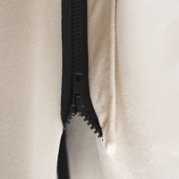 Letto matrimoniale con contenitore velluto di colore beige 140 x 200 cm elegante glamour romantico