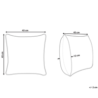 Cuscino Decorativo Velluto Nero sposa Frankenstein 45 x 45 cm Quadrato Accessori Halloween Decorazione