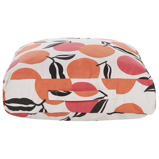 Pouf multicolore ⌀ 50 cm dalla forma quadrata stile boho cuscino da pavimento salotto