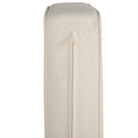 Divano da giardino in legno di acacia 76 cm beige chiaro cuscino da seduta con imbottitura a doghe design patio esterno stile moderno