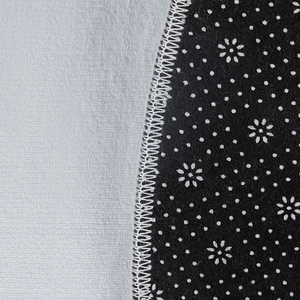 Tappeto per bambini grigio poliestere ⌀ 100 cm tappetino per sala giochi con stampa animale