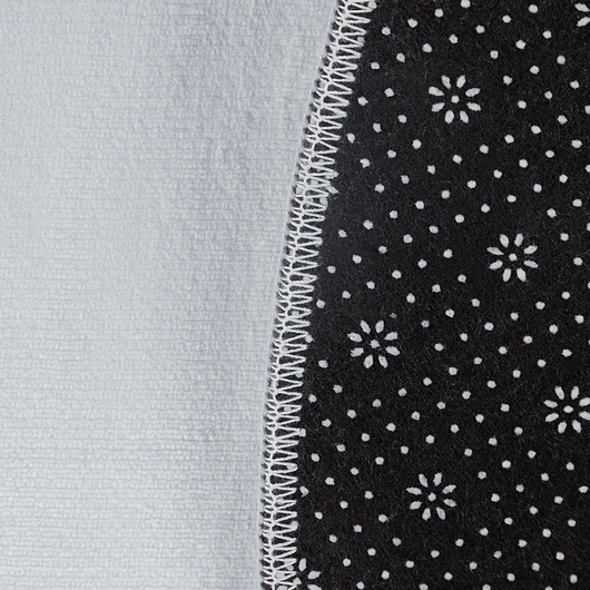 Tappeto per bambini grigio poliestere ⌀ 100 cm tappetino per sala giochi con stampa animale