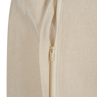 Set di 2 cuscini in cotone argento 50 x 50 cm motivo geometrico metallizzato glamour