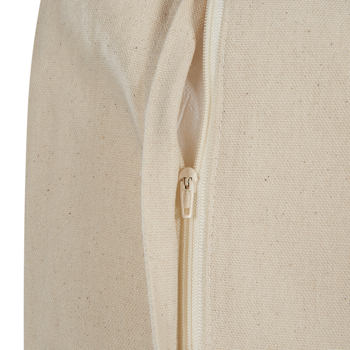 Set di 2 cuscini in cotone argento 50 x 50 cm motivo geometrico metallizzato glamour