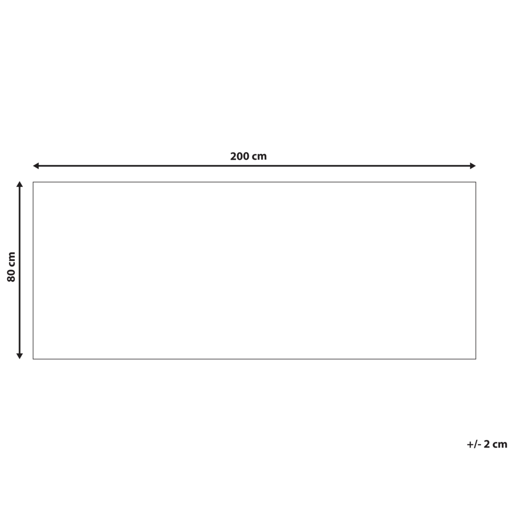 Tappeto passatoia bianco grigio poliestere 80 x 200 cm rettangolare chevron design