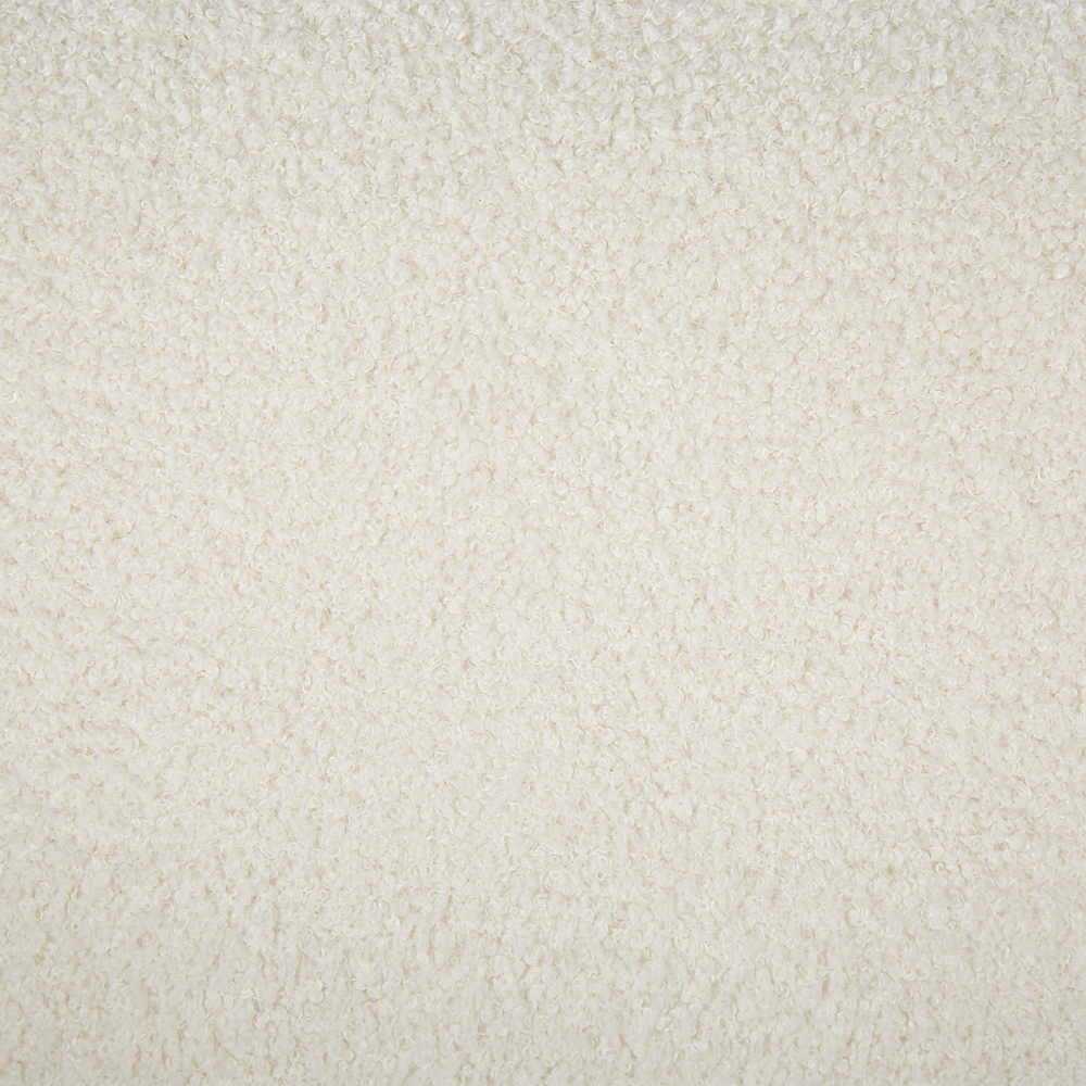 Divano 3 posti in poliestere di colore bianco con gambe dorate stile glamour retrò soggiorno