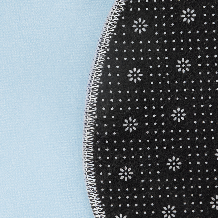 Tappeto blu 90 x 120 cm a pelo corto a forma di nuvola per la sala giochi dei bambini