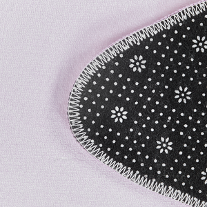 Tappeto rosa 120 x 120 cm a pelo corto a forma di stella per la sala giochi dei bambini