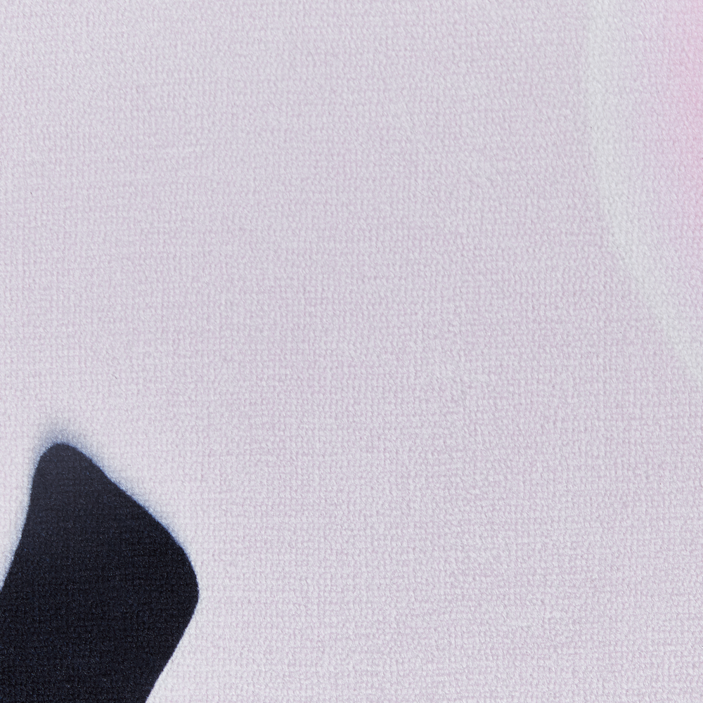 Tappeto rosa 120 x 120 cm a pelo corto a forma di stella per la sala giochi dei bambini