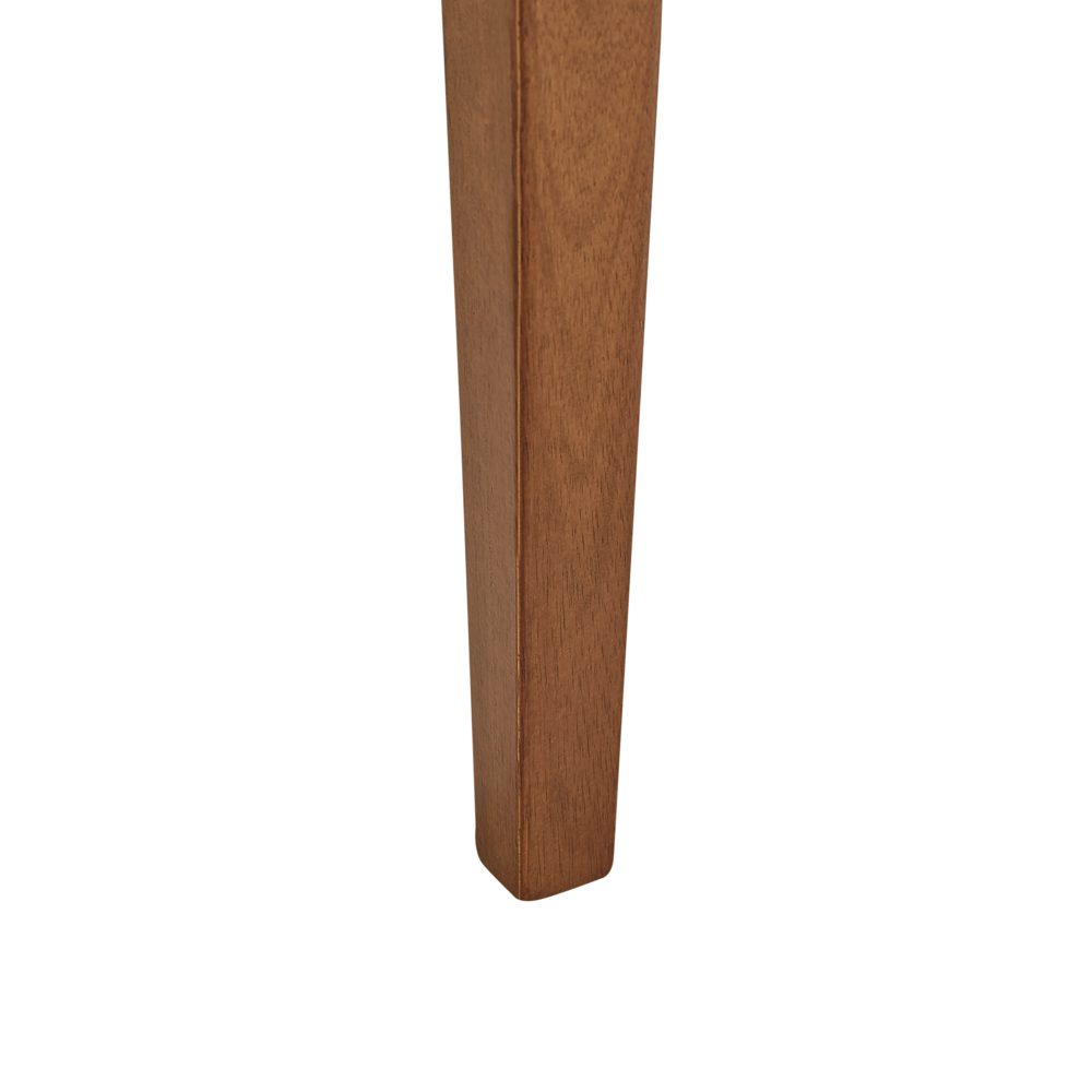 Set di 2 sedie da pranzo in legno scuro con decorativo design moderno e tradizionale