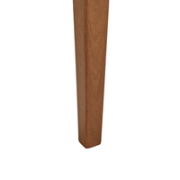 Set di 2 sedie da pranzo in legno scuro con decorativo design moderno e tradizionale